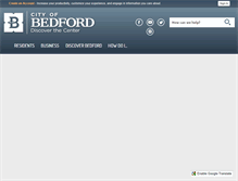 Tablet Screenshot of bedfordtx.gov